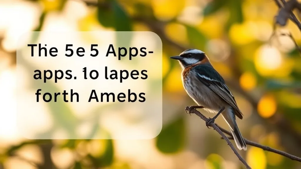 25. The 5 Best Birding Apps for North America Compared — Which One Actually Works Offline