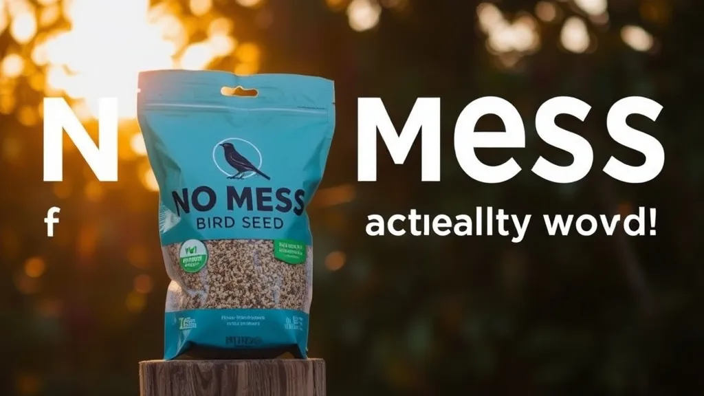 29. No-Mess Bird Seed Blends That Actually Work (and What "No-Mess" Actually Means)