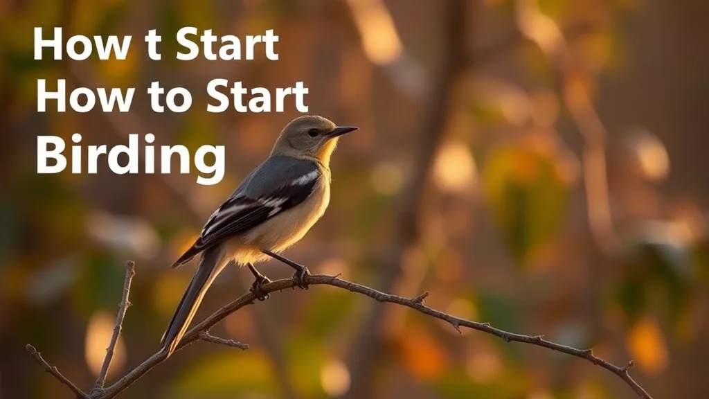 How to Start Birding: A No-Nonsense Beginner's Guide
