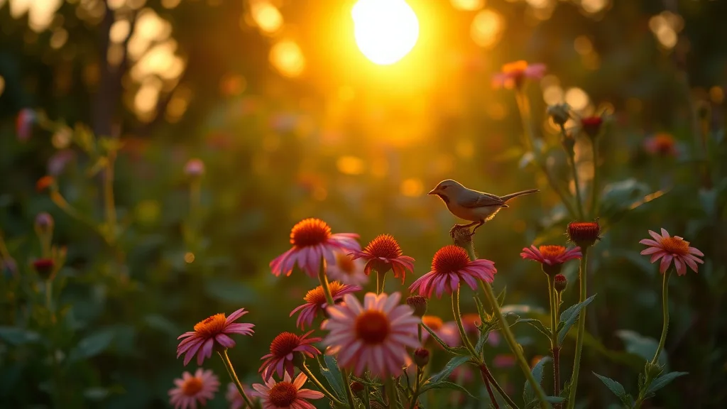Planting Native Flowers to Support Backyard Bird Populations