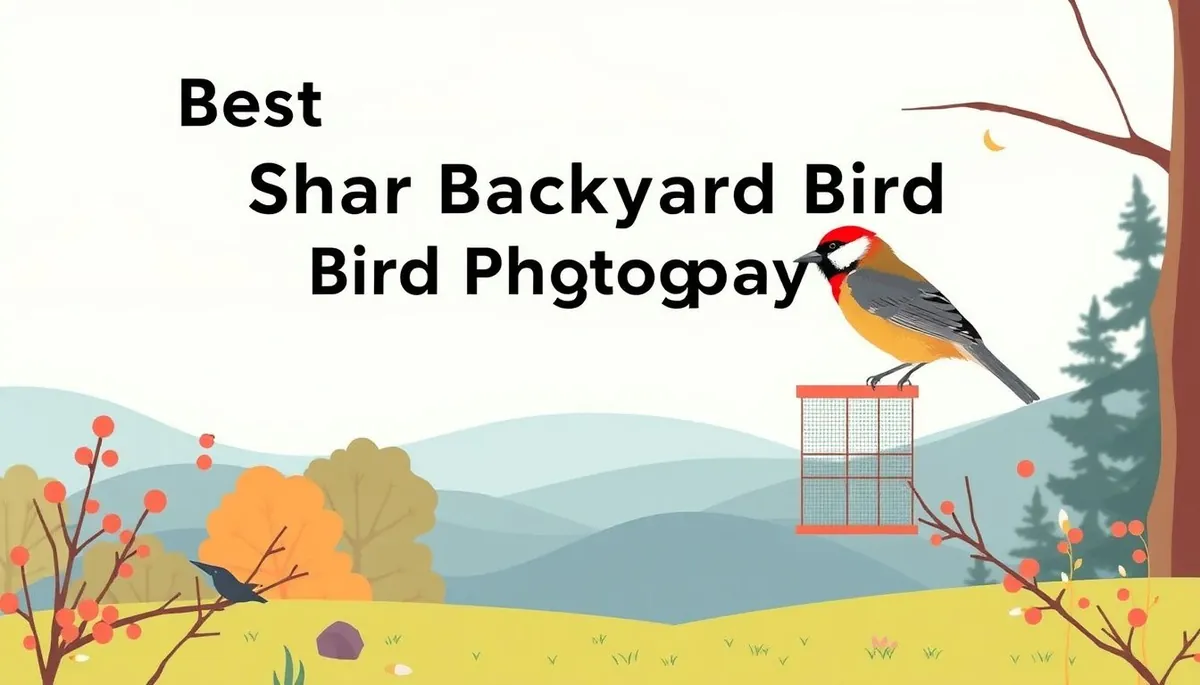 Best Camera Settings for Sharp Backyard Bird Photography Outdoors