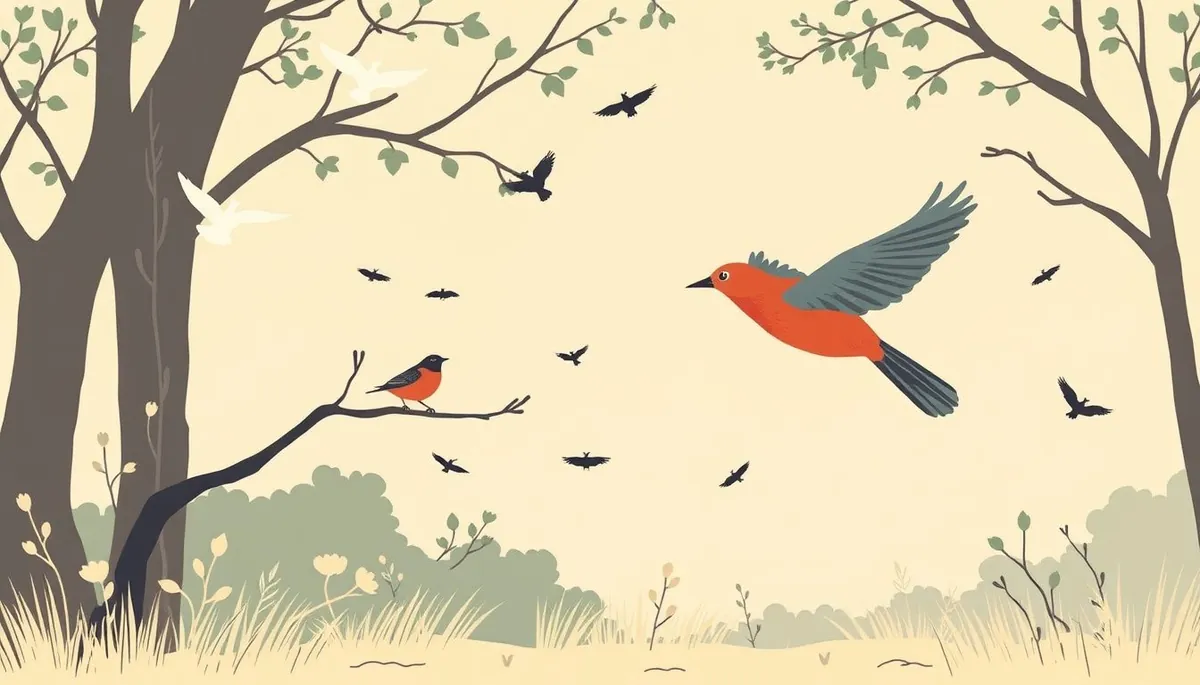 Identifying Birds by Their Flight Patterns in Your Backyard