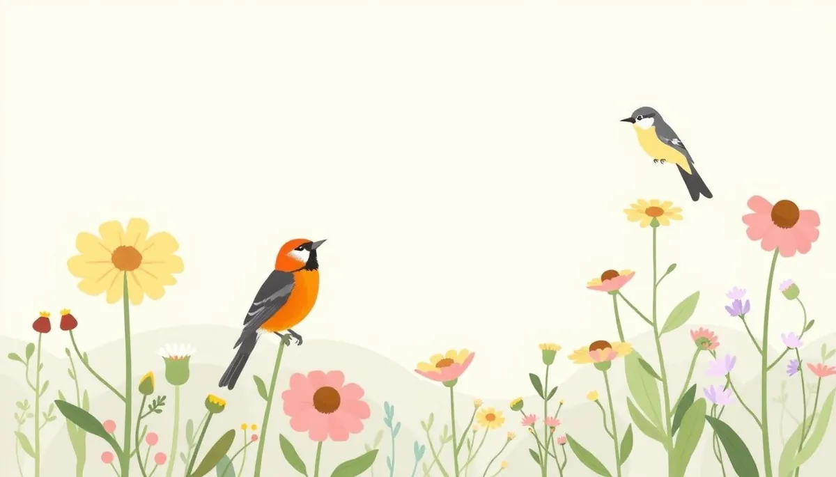 Planting Native Flowers to Support Backyard Bird Populations