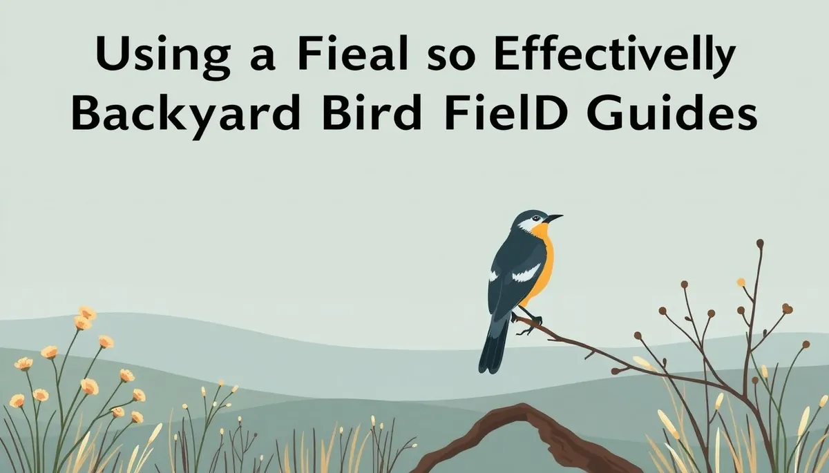 Using a Field Guide Effectively for Backyard Bird Identification